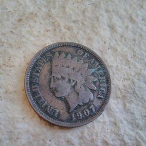 Collectible coin- 1907 Indian Head Penny